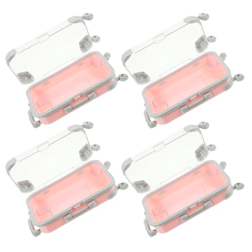 FOMIYES 4 Stück Teiliges Mini Reise eyelash Packaging Box Tragbarer Kosmetik Organizer mit Weichem Innenfutter Stilvolles Make up Aufbewahrungs etui für Falsche Wimpern für Unterwegs und FOMIYES 4 Stück Teiliges Mini Reise eyelash Packaging Box Tragbarer Kosmetik Organizer mit Weichem Innenfutter Stilvolles Make up Aufbewahrungs etui für Falsche Wimpern für Unterwegs und von FOMIYES