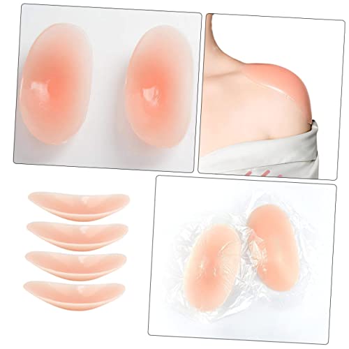 FOMIYES 4 Stück Teiliges Silikon Schulterpolster für Frauen Selbstklebend Rutschfest Unsichtbar Atmungsaktiv Elastisch Schulterformend für Blusen und Rückenfreie Kleidung FOMIYES 4 Stück Teiliges Silikon Schulterpolster für Frauen Selbstklebend Rutschfest Unsichtbar Atmungsaktiv Elastisch Schulterformend für Blusen und Rückenfreie Kleidung von FOMIYES