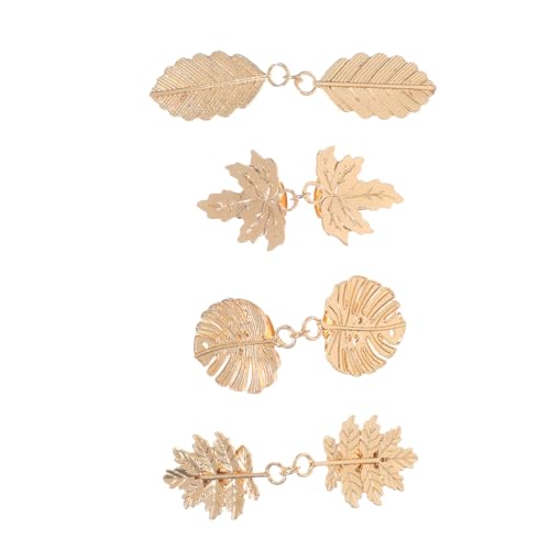 FOMIYES 4 Stück Teiliges Vintage Strickjacken Clips Robustes Zinklegierung Material Antirutschendes Design für Sicheren Halt von Schals Capes und Cardigans Modisches Accessoire für Damen von FOMIYES