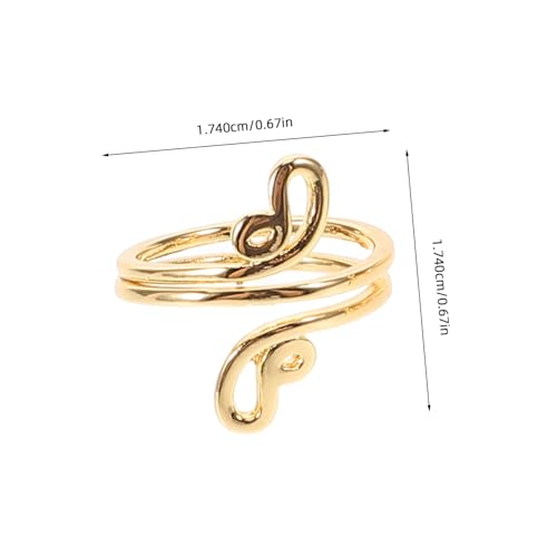 FOMIYES 4 Stück Verstellbares Teiliges Zehenring Set Damen Offene Fußringe mit Funkelndem Verstellbar für Verschiedene Fußgrößen für Sommer Strand und Modischen Schmuck von FOMIYES