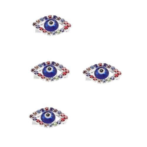 FOMIYES 4 Stück Vintage Brosche mit Blauem Strass Auge Anstecknadel für Cardigans Schals und Ponchos Langlebiger Schmuck mit Einzigartigem Design Stilvoller Damenschmuck für Kleidung und von FOMIYES