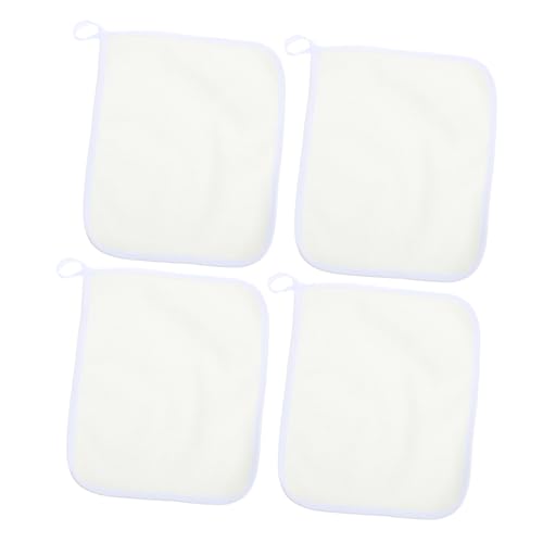 FOMIYES 4 Stücke Doppelseitige Peeling Waschlappen Set Wäscher Für-lasting Weave Bad Handtücher Beige von FOMIYES