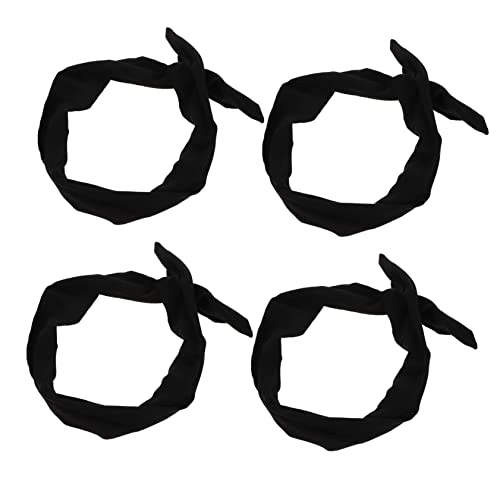 FOMIYES 4stücke Haarschal Geknotete Stirnbänder Turban-stirnband Draht-stirnband Schal-stirnbänder Stirnbänder Verstellbar Für Party Workout Alltag von FOMIYES
