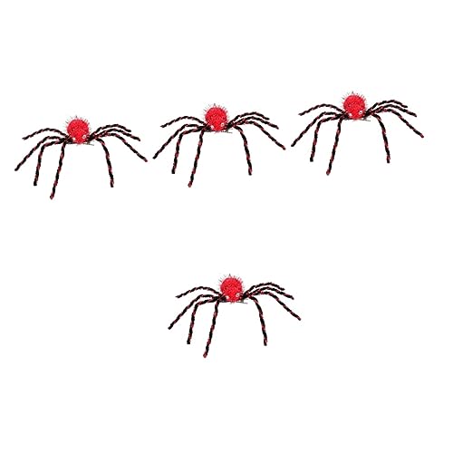 FOMIYES 4 Stück Spinne Haarnadel Mädchen-party-kopfschmuck Zubehör Für Haarspangen Halloween-haare Haarspange Groß Teufel-cosplay Kopfbedeckung Der Spinne Gefesselt Fräulein Cool Stoff von FOMIYES