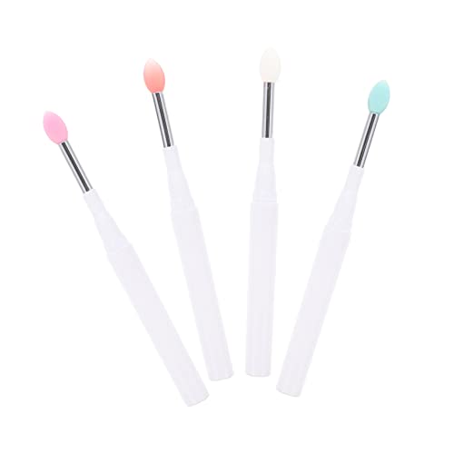 FOMIYES 4-teiliges Detail-make-up-pinsel-set Aus Silikon Für Lippen Kosmetik Für Damen Lidschatten Lippen Make-up Kosmetikpinsel-set von FOMIYES