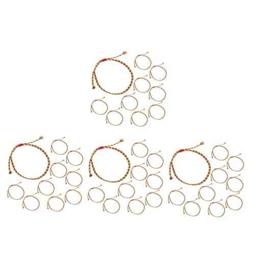 FOMIYES 40 Stck. Bunte Geflochtene Armbänder Verstellbar Farbenfrohe Ethno Sommer Fußkettchen Freundschaftsschmuck für Strandpartys und Sommerliche Anlässe von FOMIYES