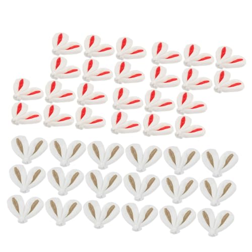 FOMIYES Stoff-ohr-kopfschmuck 40 Stück Bastel-charme Haarnadel Festliches Anlass-accessoire für Frauen von FOMIYES