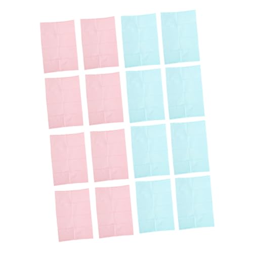 FOMIYES 40 Stück Teiliges Tattoo Zubehör Einweg Wasserdichte Tischdecken Tattoo Clean Pads und DIY Nutzung Hygienisch und Platzsparend Rosa Blaue Tücher von FOMIYES