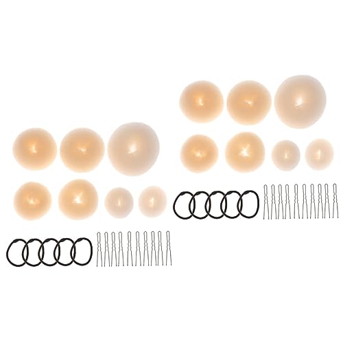 FOMIYES 44 Stk Haarbänder Für Damenhaar Kinder-kits Donut-haarknoten-maker Stretch-haargummis Anzug Für Kinder Schwammbrötchenhalter Aus Schaumstoff Friseurzubehör Ring Binden Fräulein von FOMIYES