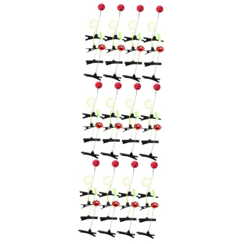 FOMIYES 48 Stk Haarnadel aus Gras haarklammer set haarspangen set Haarclips- Haar-Accessoires- Haarklammern Haarspangen für kleine Mädchen Haarspange aus Sojasprossen Plastik von FOMIYES