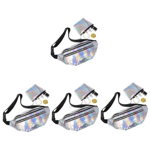 FOMIYES 4sätze Teiliges Damen Umhängetasche Verstellbarer Bauchgurt wasserdichte Crossbody-Fanny-Pack Mit Münzgeldbörse Für Outdoor-Sport Jogging Wandern Und Festivals FOMIYES 4sätze Teiliges Damen Umhängetasche Verstellbarer Bauchgurt wasserdichte Crossbody-Fanny-Pack Mit Münzgeldbörse Für Outdoor-Sport Jogging Wandern Und Festivals von FOMIYES