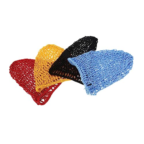 FOMIYES 4stücke Gehäkeltes Haarnetz Aus Viskose Atmungsaktiv Und Dicht Gewebt Zum Schutz Beim Duschen Und Schlafen Mesh Haar Netze Für Frauen von FOMIYES