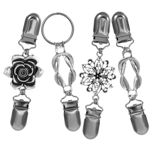 FOMIYES 4stücke Vintage Cardigan Clips Stilvolle Pullover-clips Für Damen Retro Shawl Kragen-clip Für Anlässe Wie Hochzeit Geburtstagsfeier Und Weihnachten von FOMIYES