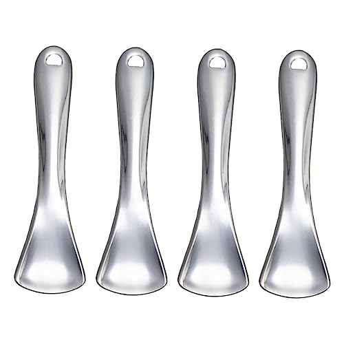 FOMIYES 4 Stück Wiederverwendbare Make-up-löffel Für Kosmetika Feuchtigkeitscremes Masken – Zinklegierung von FOMIYES