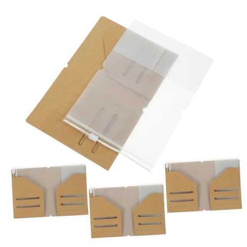 FOMIYES 4stücke Kraftpapier-reisepasshülle Mit Reisepass-Organizer-geldbörse Aus PVC Reisepasshülle Und Reisepass-Organizer-geldbörse FOMIYES 4stücke Kraftpapier-reisepasshülle Mit Reisepass-Organizer-geldbörse Aus PVC Reisepasshülle Und Reisepass-Organizer-geldbörse von FOMIYES
