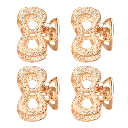 FOMIYES 4stücke Metall Haarspange Für Frauen Mädchen Haar-klaue Mode Haar-accessoire Glänzend Langlebig Praktisch Für Frisuren Styling von FOMIYES