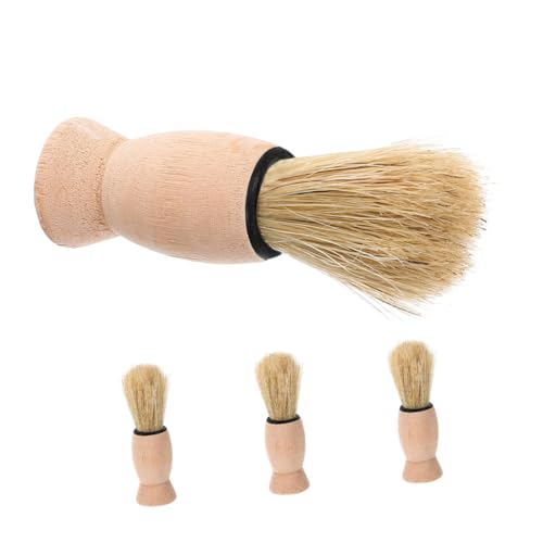 FOMIYES 4stücke Reise-rasierpinsel Aus Weicher Borste Kompakt Und Tragbar Zum Reinigen Und Stylen Von Bärten Für Männer Geeignet Für Den Einsatz Zu Hause von FOMIYES