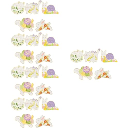 FOMIYES 5 Sätze Cartoon Broschen Lustige Tier Anstecker Legierung Für Jacken Rucksäcke Kleidung Und Accessoires Robuste Und Langlebige Brustnadel 5 Stück * 5 von FOMIYES