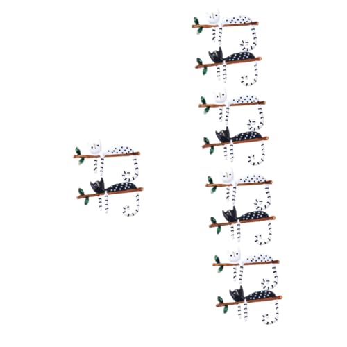 FOMIYES 5 Sätze Katzenbroschen Für Damen Niedliche Gepunktete Tierpins Für Kleidung Taschen Accessoires Für Hochzeiten Partys Besondere Anlässe 2 Stück * 5 von FOMIYES