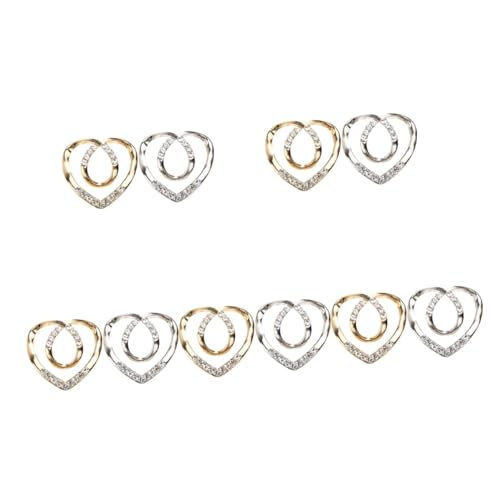 FOMIYES 5 Sätze Schalring Clips Schal Schnallen Für T Shirts Seidenschal Clips Halstuch Halter Für Damen Stilvolles Zubehör Für Besondere Anlässe 2 Stücke * 5 von FOMIYES