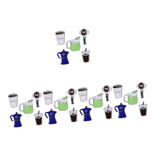 FOMIYES 5 Sätze Teiliges Kreative Kaffeebohnen Broschen Für Kleidung Rucksack Hüte Accessoires Stilvolle Einzigartige Anstecker Für Kaffeeliebhaber 5 Stück * 5 von FOMIYES