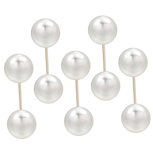FOMIYES 5 Stück Perlen Broschennadeln Damen Sicherheitsnadeln Langlebige Rostfreie Anstecknadeln für Kleidung Schals Hüte Praktische und Sichere Schmucknadeln für Alltag und Party von FOMIYES