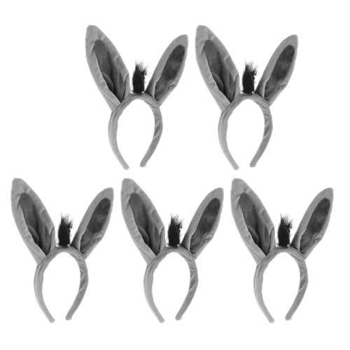 FOMIYES 5 Stück Plüsch Eselohren Haarband Tierkostüm Accessoire für Halloween Weihnachten Festival und Themenpartys Leicht und Komfortabel Vielseitig Einsetzbar Langlebiges Design FOMIYES 5 Stück Plüsch Eselohren Haarband Tierkostüm Accessoire für Halloween Weihnachten Festival und Themenpartys Leicht und Komfortabel Vielseitig Einsetzbar Langlebiges Design von FOMIYES