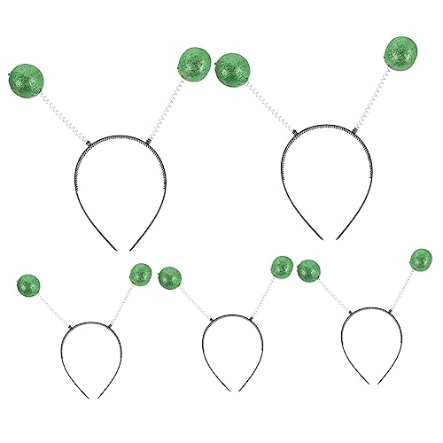FOMIYES 5st Gepudertes Schaumkugel-stirnband Kugelkopf-bopper Biene Stirnband Außerirdischer Kopfschmuck Bandana Stirnband Alien-party-zubehör Stirnband-bopper Haar Plastik Kopftaste Kind von FOMIYES