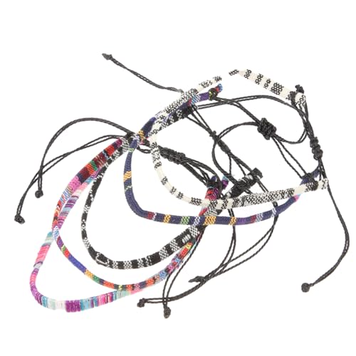 FOMIYES 5 Stück Teiliges Herren und Damen Armbandset Handgefertigte Bohemia Fußkettchen Geflochtenem Material Geeignet für Strand und Sommerlooks Einzigartiges Design für Individuellen von FOMIYES