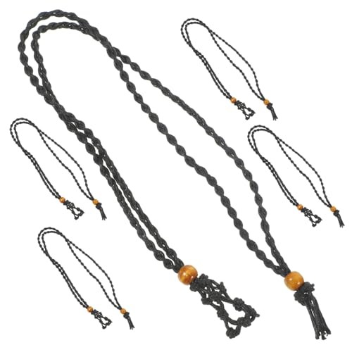 FOMIYES 5 Stück Teiliges Kristallstein Anhänger Verstellbarer Handgefertigter Netz käfig als Halskettenhalter Vielseitig für Naturstein Schmuck DIY Modischer Schmuckhalter mit Flexiblem von FOMIYES