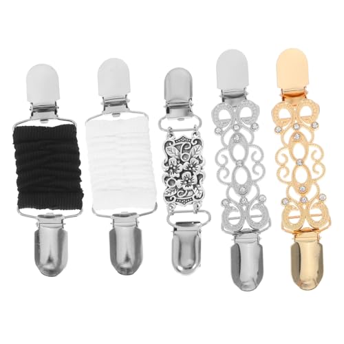 FOMIYES 5 Stück Teiliges Retro Cardigan Clips für Damen Broschen für Pullover Schals und Strickjacken Stilvolle Mode Accessoires zur Verbesserung Ihrer Outfits jeder von FOMIYES