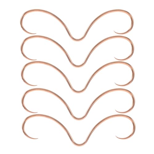 FOMIYES 5 Stück Teiliges Septum Nasenring aus Edelstahl Kleiner Lustiger Schnurrbart Piercing Schmuck für Männer und Frauen Glatte Oberfläche Komfortabel Einzigartiges Design für von FOMIYES