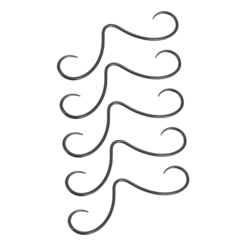 FOMIYES 5 Stück Teiliges Septum Nasenringe mit Schnurrbart Design Poliert Komfortabel für Männer und Frauen Vielseitig Kombinierbar Schmuck für Nasenpiercing von FOMIYES