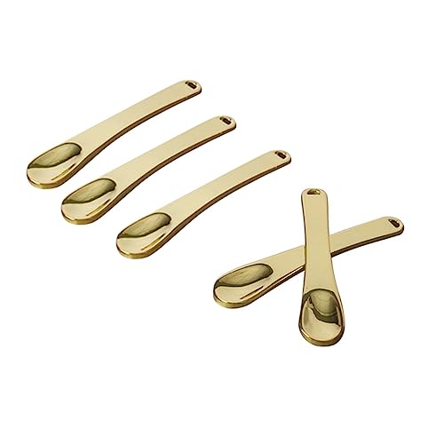 FOMIYES 5 Stück Teiliges Set Mini Make Up Löffel Metall Spatel für und Kosmetikbehandlungen für Lotionen und Cremes von FOMIYES