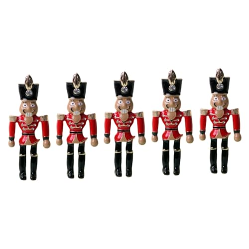 FOMIYES 5 Stück Weihnachtsbrosche Huatalijia Soldatenbrosche für Anstecknadel für Partys Modisches Accessoire für Frauen und Mädchen Geschenkidee für Weihnachten Langlebig und von FOMIYES