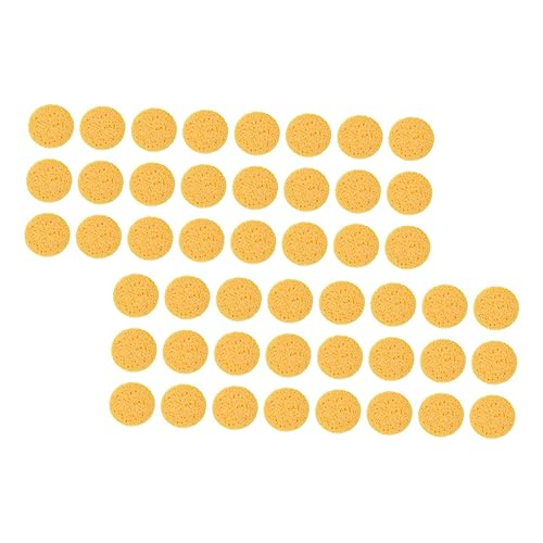 FOMIYES 50 Stück Gesichtsschwämme aus Zellulose Sanfte Make up entferner Pads Exfolierend und Säubernd Geeignet für Gesichtsreinigung und Makeup entfernung Weich und Handlich von FOMIYES