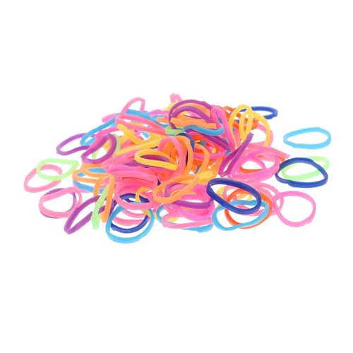 FOMIYES 500 Stück Gummibänder für Haustiere Baby Tiara Gummielastischer Haargummi haarschmuck Welpe Katzenhaargummi hund dehnbare gummibänder Mini Krawatte kleines Gummiband Kopfbedeckung von FOMIYES