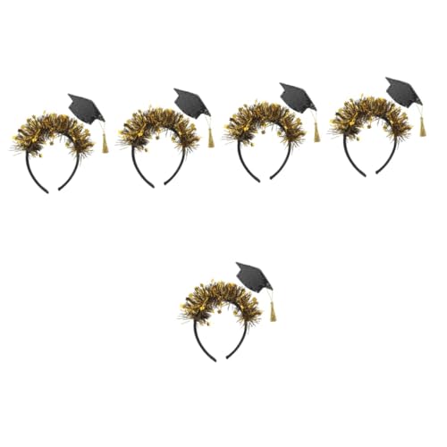 FOMIYES 5St Arzt Hut Stirnband haarschmuck für damen haarzubehör für damen Hüte Partyzubehör Urlaub Stirnbänder Abschluss-Stirnbänder Erwachsener Kopfbedeckung Latte-Kunst Partybedarf von FOMIYES