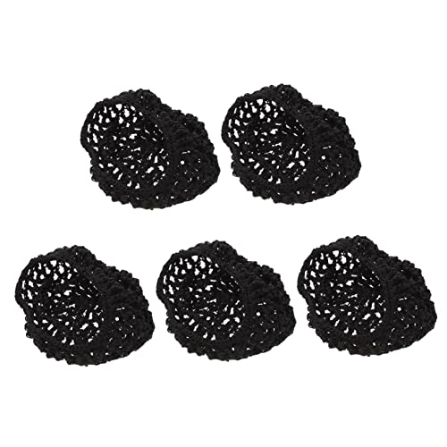 FOMIYES 5stücke Netz-haarnetz Für Frauen Zum Schlafen Gehäkeltes Mesh-haarnetz Strick-haar-netz-snood Für Nachtruhe Atmungsaktives von FOMIYES