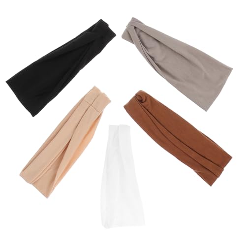 FOMIYES 5stücke Dünnes Stirnband Für Damen Atmungsaktives Und Schweißabsorbierendes Sport-haarband Yoga-stirnband Workout-accessoire Elastisches Material von FOMIYES