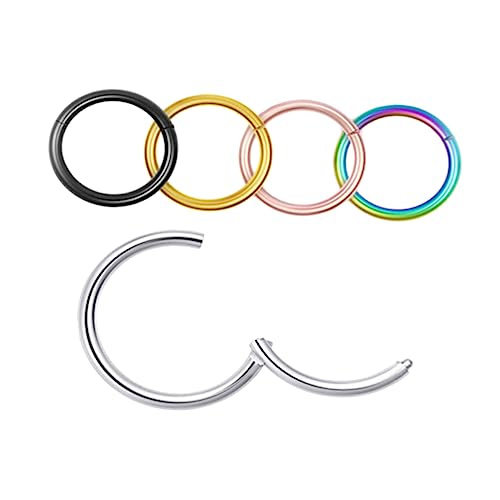 FOMIYES 5stücke Nasenringe Aus Gefälschte Nasenringe Für Frauen Piercingschmuck Nasenreifen Rostfrei Hochglanzpoliert Allergiefrei Für Party Und Alltag von FOMIYES