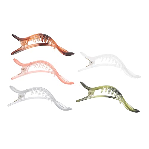 FOMIYES 5stücke Mädchen Anti-slip Große Acryl Haar Klauen Clips Alligator Haar Clips Styling Zubehör von FOMIYES
