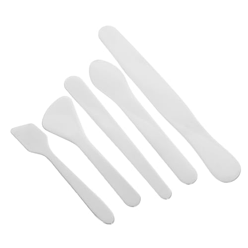 FOMIYES 5stücke Make-up-löffel Aus Edelstahl Augencreme-schaufel Für Kosmetische Hautpflege Make-up-spatel-werkzeug Kleiner Utensil Für Gesichtsmaske Und Pflege von FOMIYES