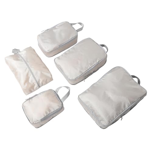 FOMIYES 5stücke Reise Organizer Set Kompressions-System Für Kleidung Schuhe Toilettenartikel Und Leicht Für Männer Und Frauen Vielseitige Aufbewahrungstaschen Für Reisen von FOMIYES
