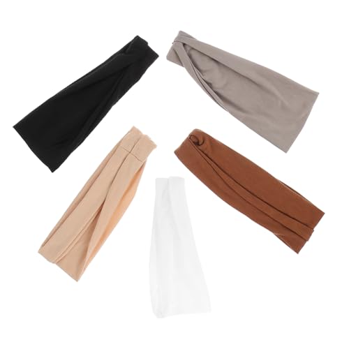 FOMIYES 5stücke Stirnbänder Für Damen Sport Yoga Workout Haarbänder Aus Atmungsaktivem Material Mit Hoher Schweißabsorbierung Für Körperliche Aktivitäten von FOMIYES