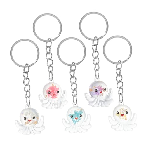FOMIYES 5Stücke Teiliges Luminous Octopus Schlüsselanhänger Niedliche Cartoon-charms für Taschen Rucksäcke und Schlüssel Leuchtende Tieranhänger aus Strapazierfähigem Harz für Kreative Geschenke FOMIYES 5Stücke Teiliges Luminous Octopus Schlüsselanhänger Niedliche Cartoon-charms für Taschen Rucksäcke und Schlüssel Leuchtende Tieranhänger aus Strapazierfähigem Harz für Kreative Geschenke von FOMIYES