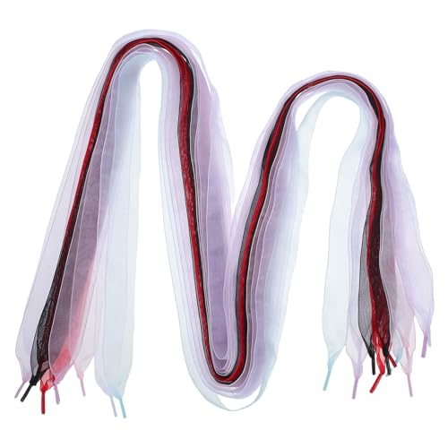 FOMIYES 6 Paar Schnürsenkel Band – Mehrfarbige Chiffon-schnürsenkel Für Damen-sneaker, Freizeit- Und Sportschuhe, Flache Schnürsenkel FOMIYES 6 Paar Schnürsenkel Band – Mehrfarbige Chiffon-schnürsenkel Für Damen-sneaker, Freizeit- Und Sportschuhe, Flache Schnürsenkel von FOMIYES