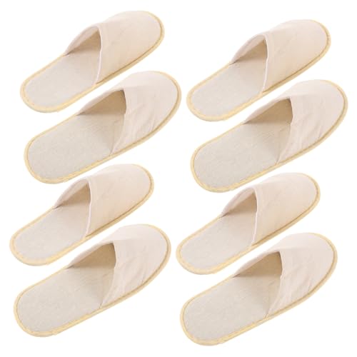 FOMIYES 6 Paare Faltbare Wiederverwendbare Business Reise Hausschuhe Leichte Portable Unisex Slipper aus Hochwertigem Material Praktische Reisebegleiter für Damen und von FOMIYES