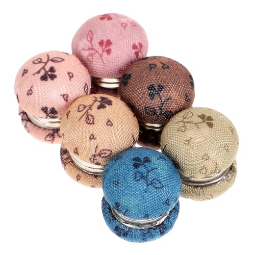 FOMIYES 6 Paare Magnetische Brosche für Damen Vintage Design Multifunktionale Kleidungsbuttons für Schals Kleidung Langlebiges Metallmaterial Zufällige Farben Zufällige von FOMIYES