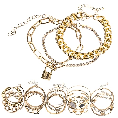 FOMIYES 6 Sätze Teiliges Fußkettchen für Damen Vintage Schmuckset mit Einzigartigem Design für Strandpartys Besondere Anlässe Perfekter Begleiter für Outfits von FOMIYES